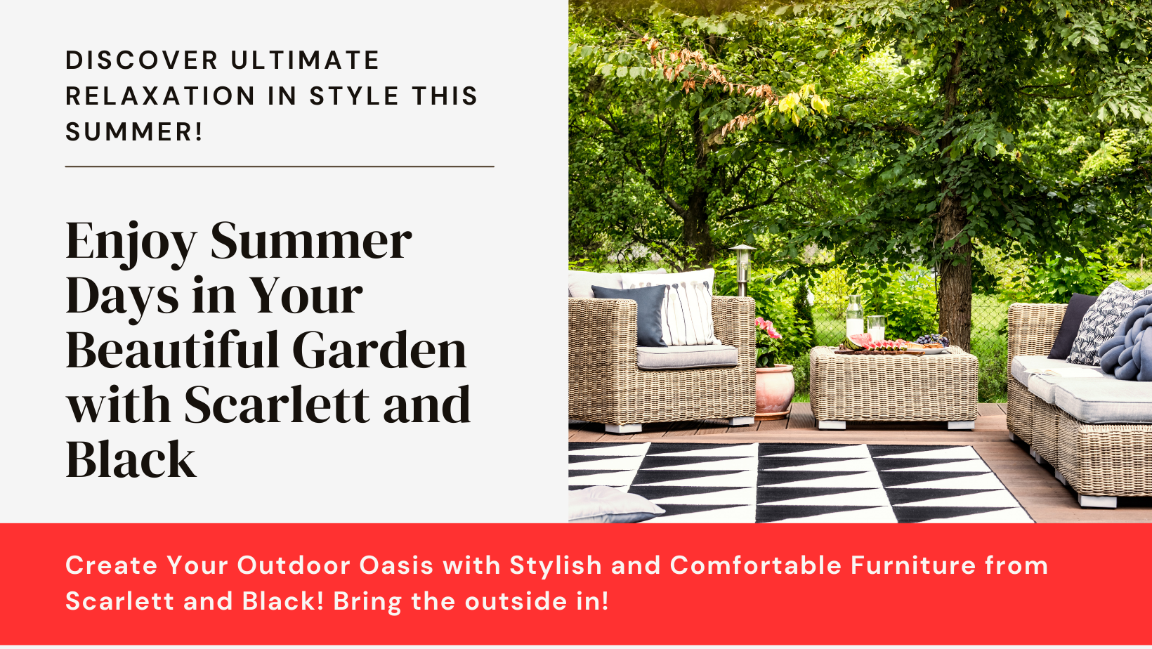 How To Transform Your Garden Into the Perfect Outside Space Just for You This Summer!