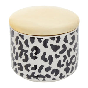 The Leopard Canister - In sizes Small, Medium, Large