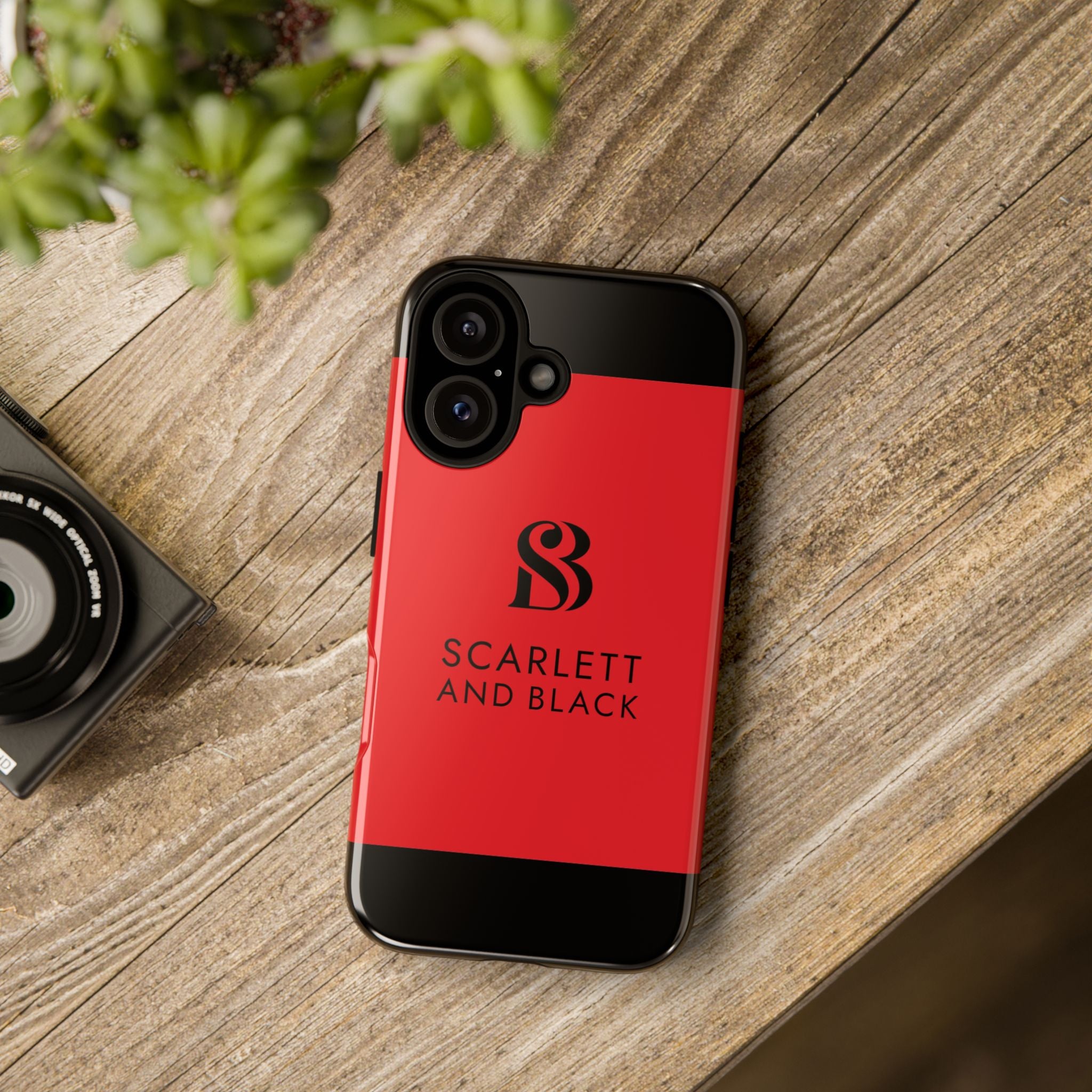 The Scarlett and Black Phone Case