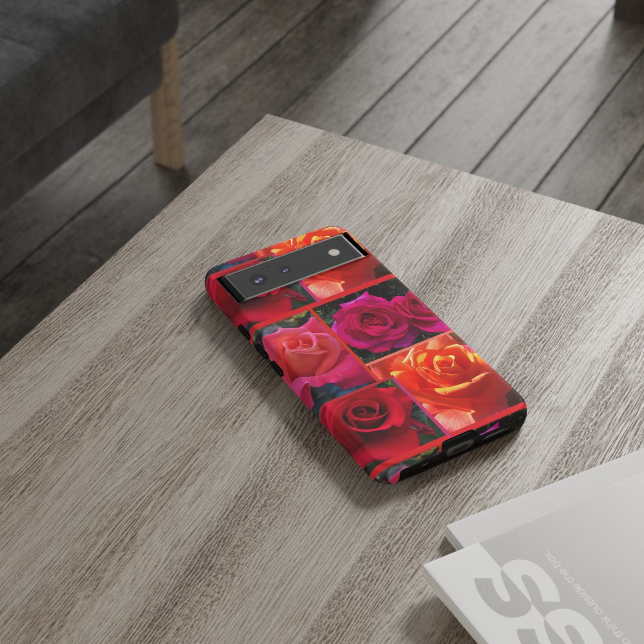 The Rose Vibrant Floral Phone Case - Tough Cases with Rose Design