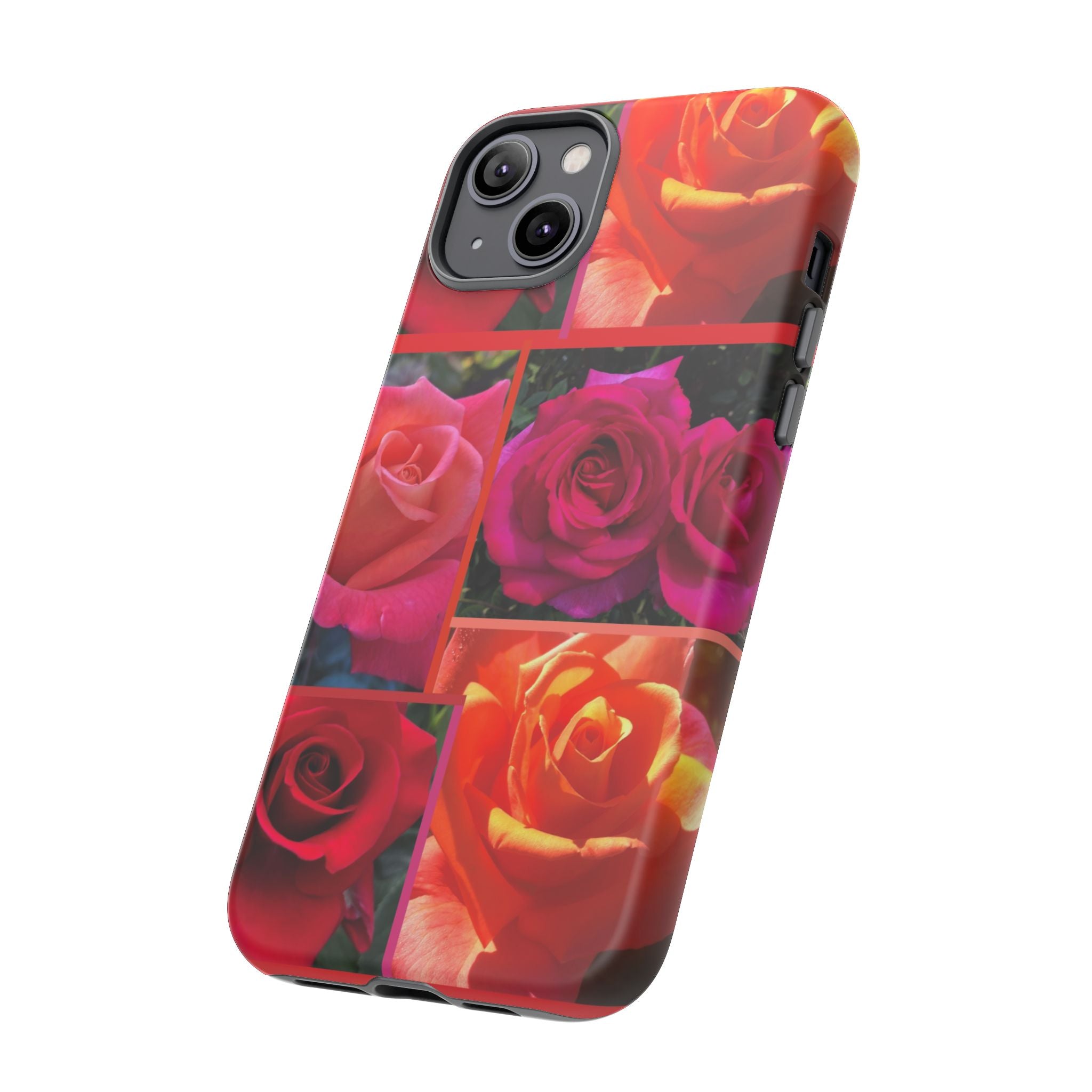 The Rose Vibrant Floral Phone Case - Tough Cases with Rose Design