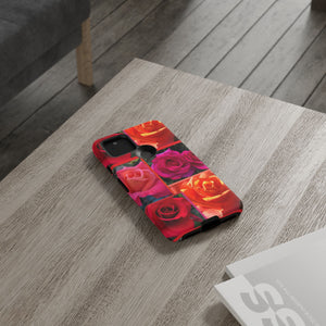 The Rose Vibrant Floral Phone Case - Tough Cases with Rose Design