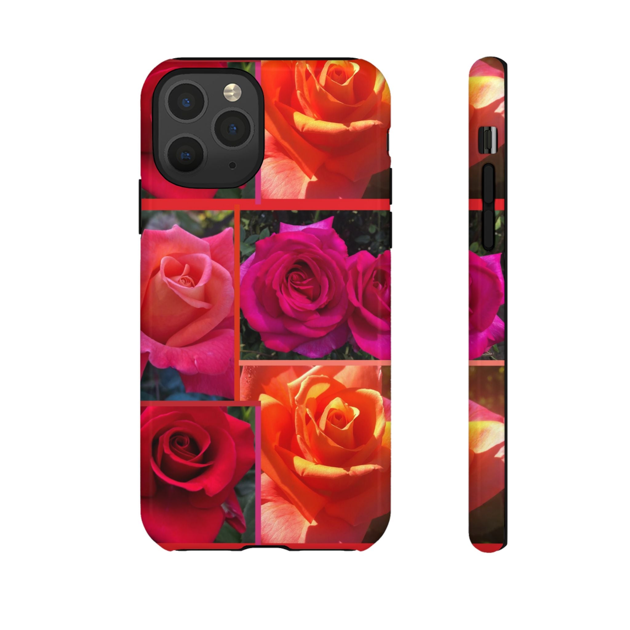 The Rose Vibrant Floral Phone Case - Tough Cases with Rose Design