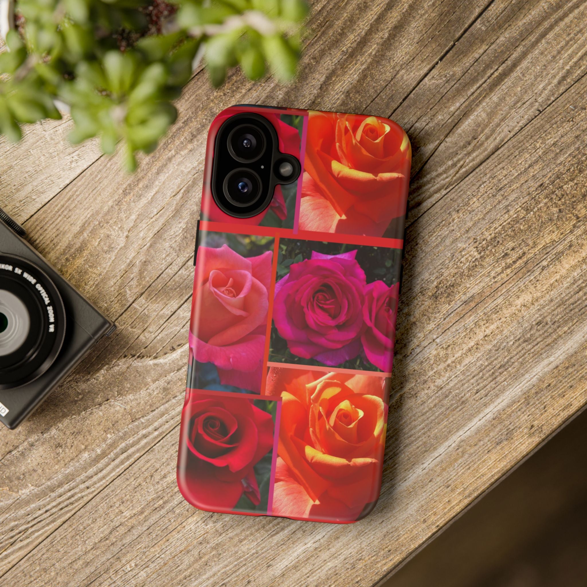 The Rose Vibrant Floral Phone Case - Tough Cases with Rose Design