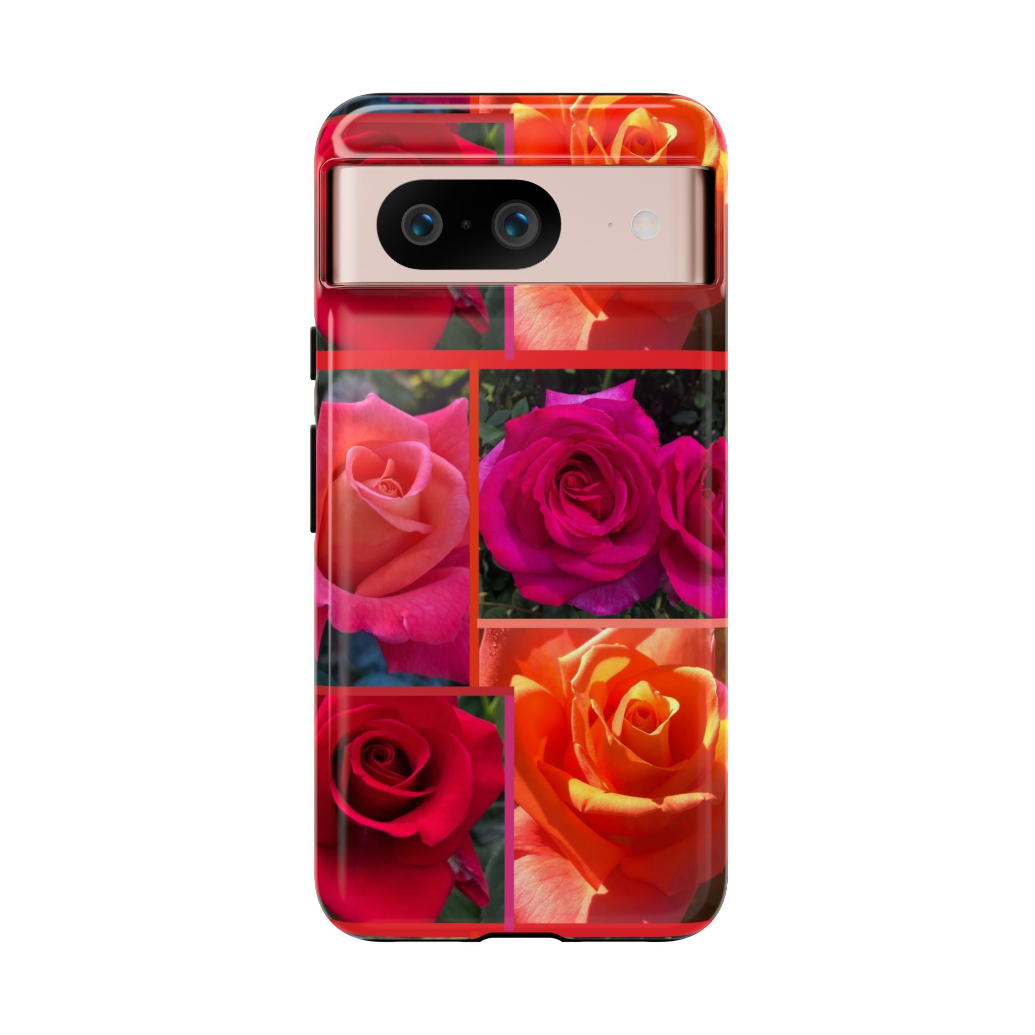 The Rose Vibrant Floral Phone Case - Tough Cases with Rose Design