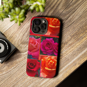 The Rose Vibrant Floral Phone Case - Tough Cases with Rose Design