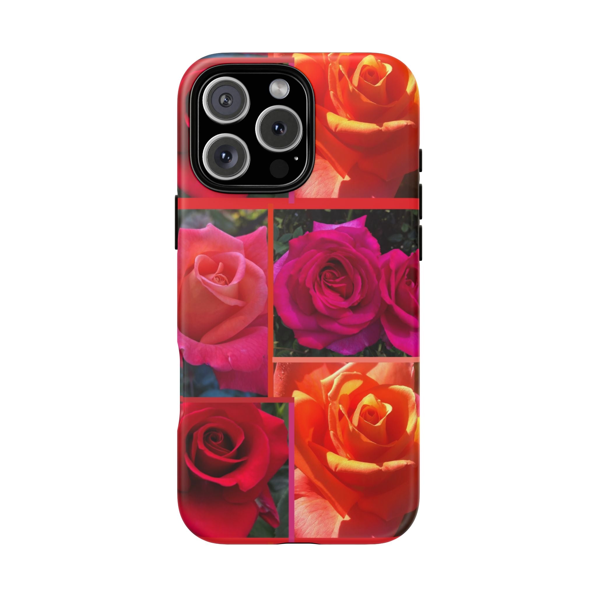 The Rose Vibrant Floral Phone Case - Tough Cases with Rose Design