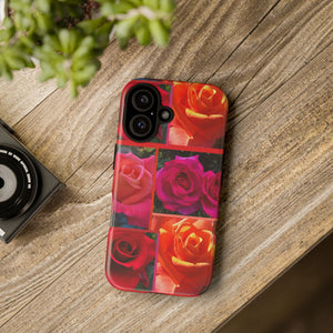 The Rose Vibrant Floral Phone Case - Tough Cases with Rose Design