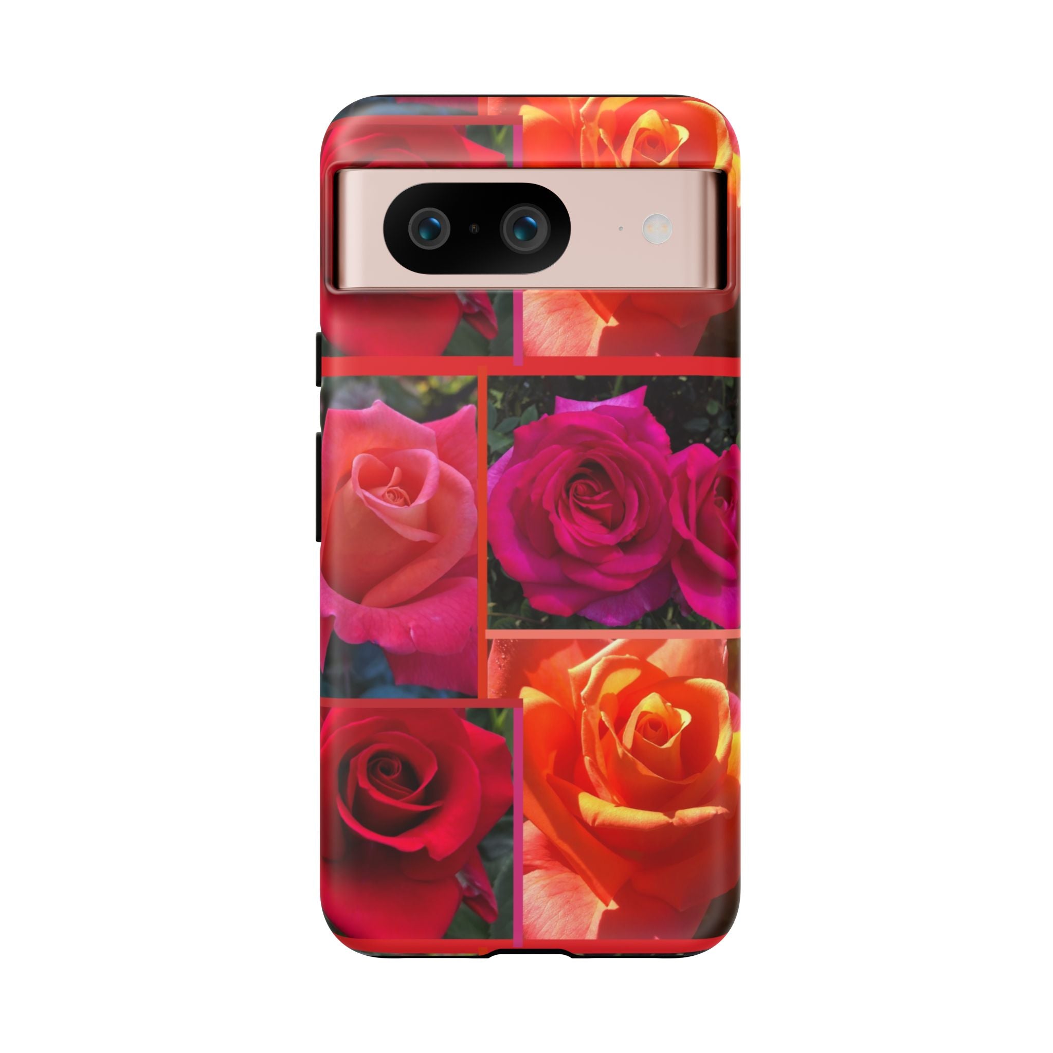 The Rose Vibrant Floral Phone Case - Tough Cases with Rose Design