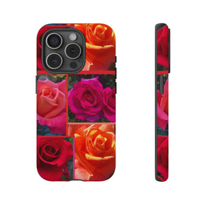 The Rose Vibrant Floral Phone Case - Tough Cases with Rose Design