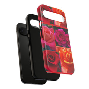 The Rose Vibrant Floral Phone Case - Tough Cases with Rose Design