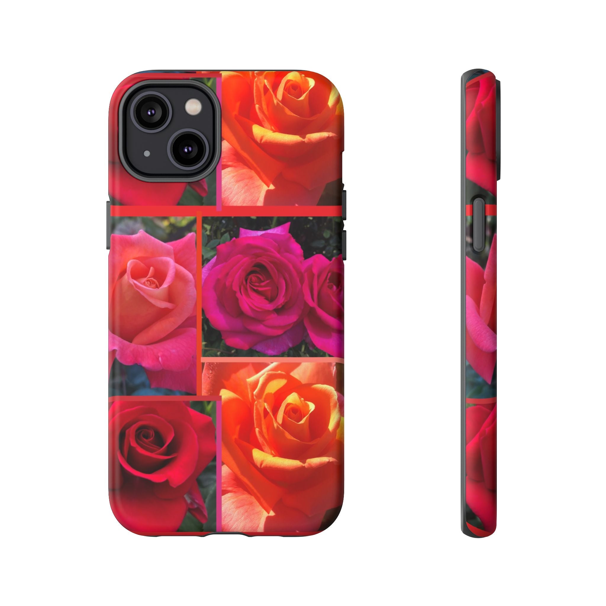 The Rose Vibrant Floral Phone Case - Tough Cases with Rose Design