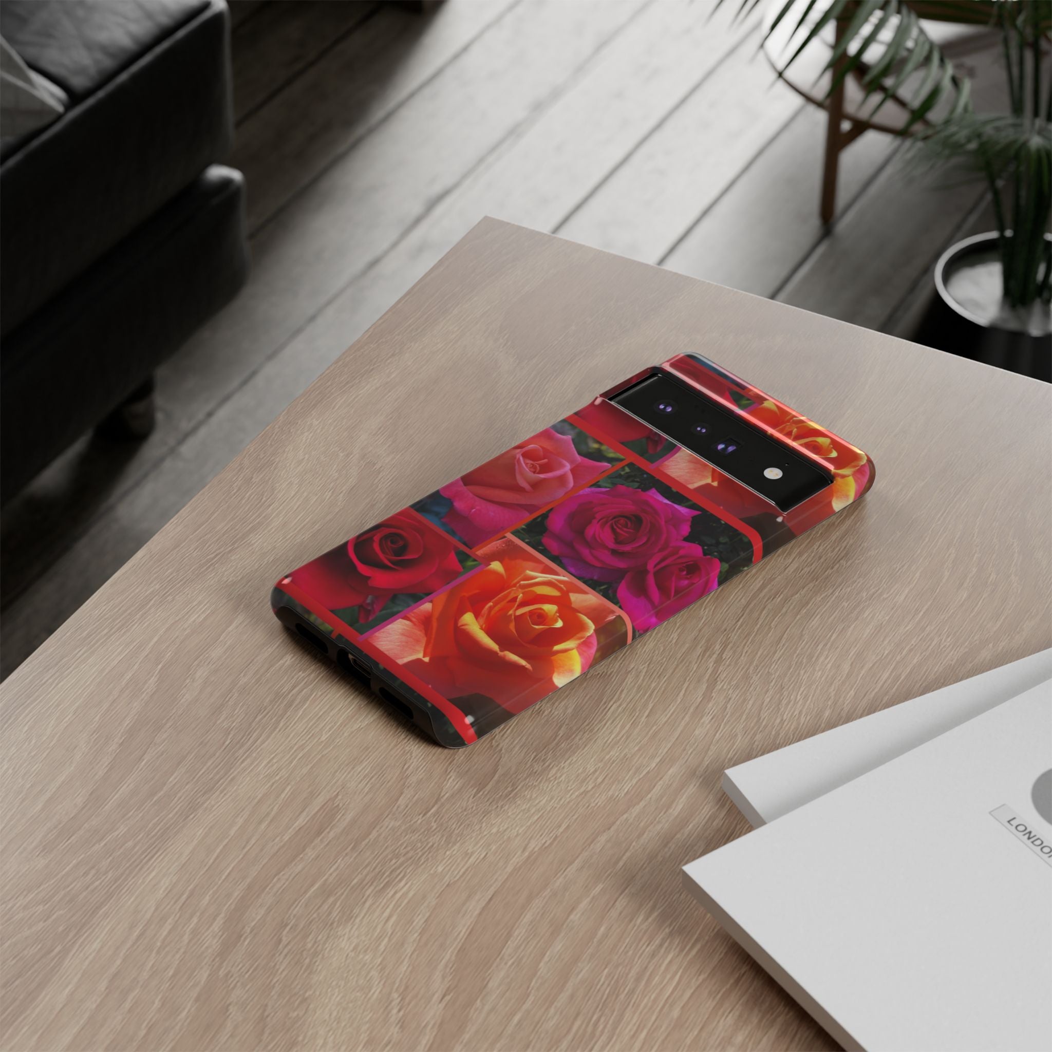 The Rose Vibrant Floral Phone Case - Tough Cases with Rose Design