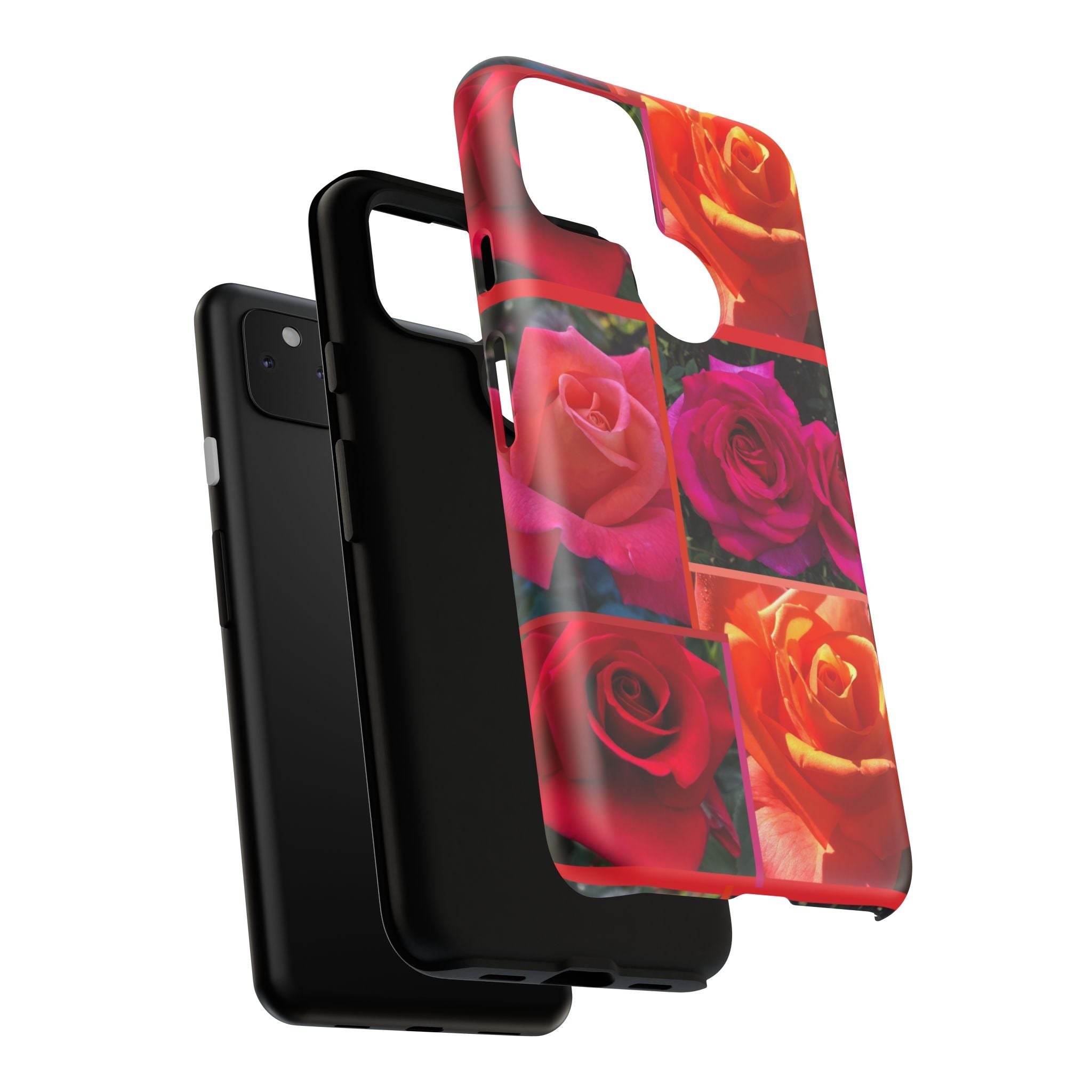 The Rose Vibrant Floral Phone Case - Tough Cases with Rose Design