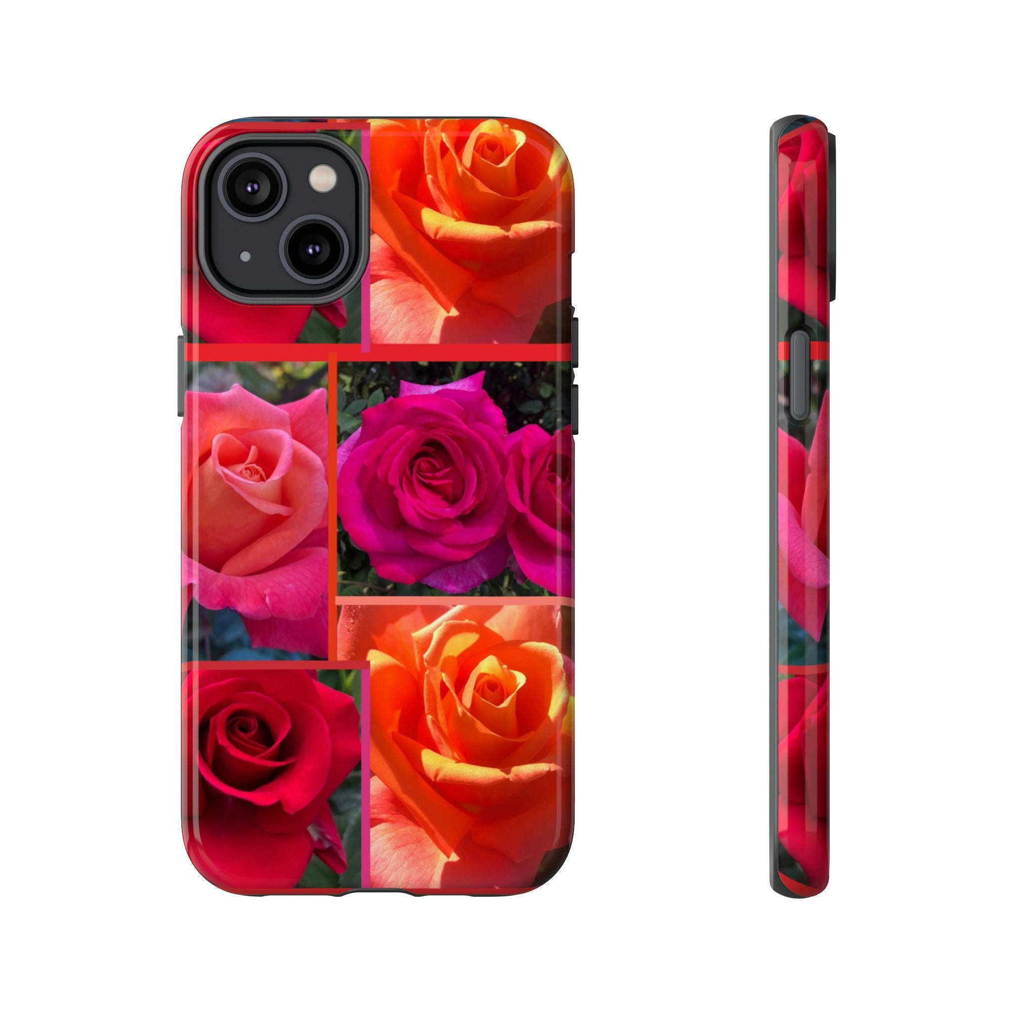 The Rose Vibrant Floral Phone Case - Tough Cases with Rose Design