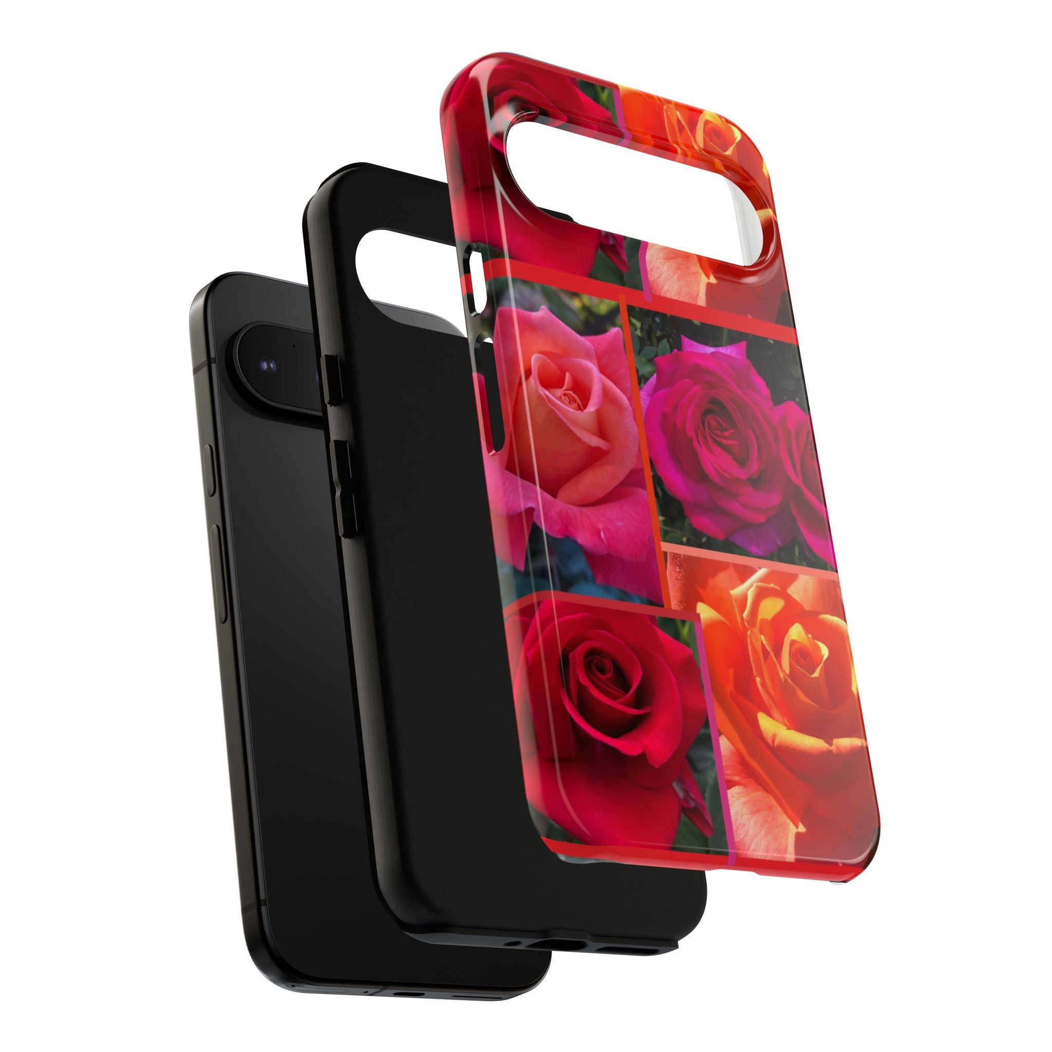 The Rose Vibrant Floral Phone Case - Tough Cases with Rose Design