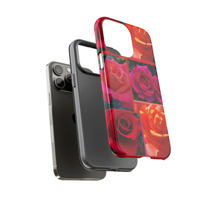 The Rose Vibrant Floral Phone Case - Tough Cases with Rose Design