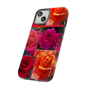 The Rose Vibrant Floral Phone Case - Tough Cases with Rose Design