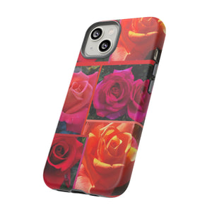 The Rose Vibrant Floral Phone Case - Tough Cases with Rose Design