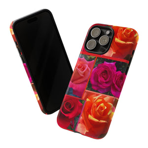 The Rose Vibrant Floral Phone Case - Tough Cases with Rose Design