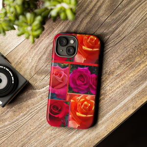 The Rose Vibrant Floral Phone Case - Tough Cases with Rose Design