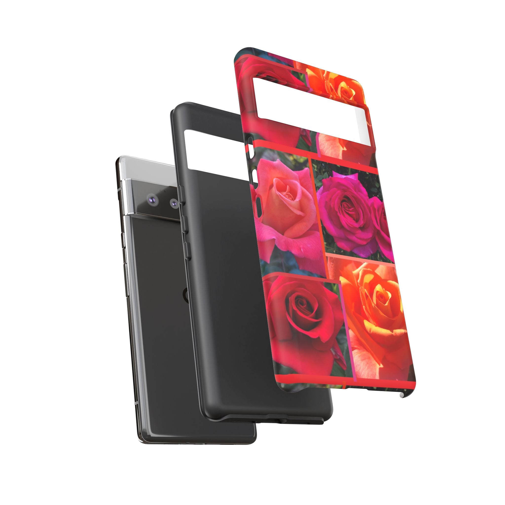 The Rose Vibrant Floral Phone Case - Tough Cases with Rose Design