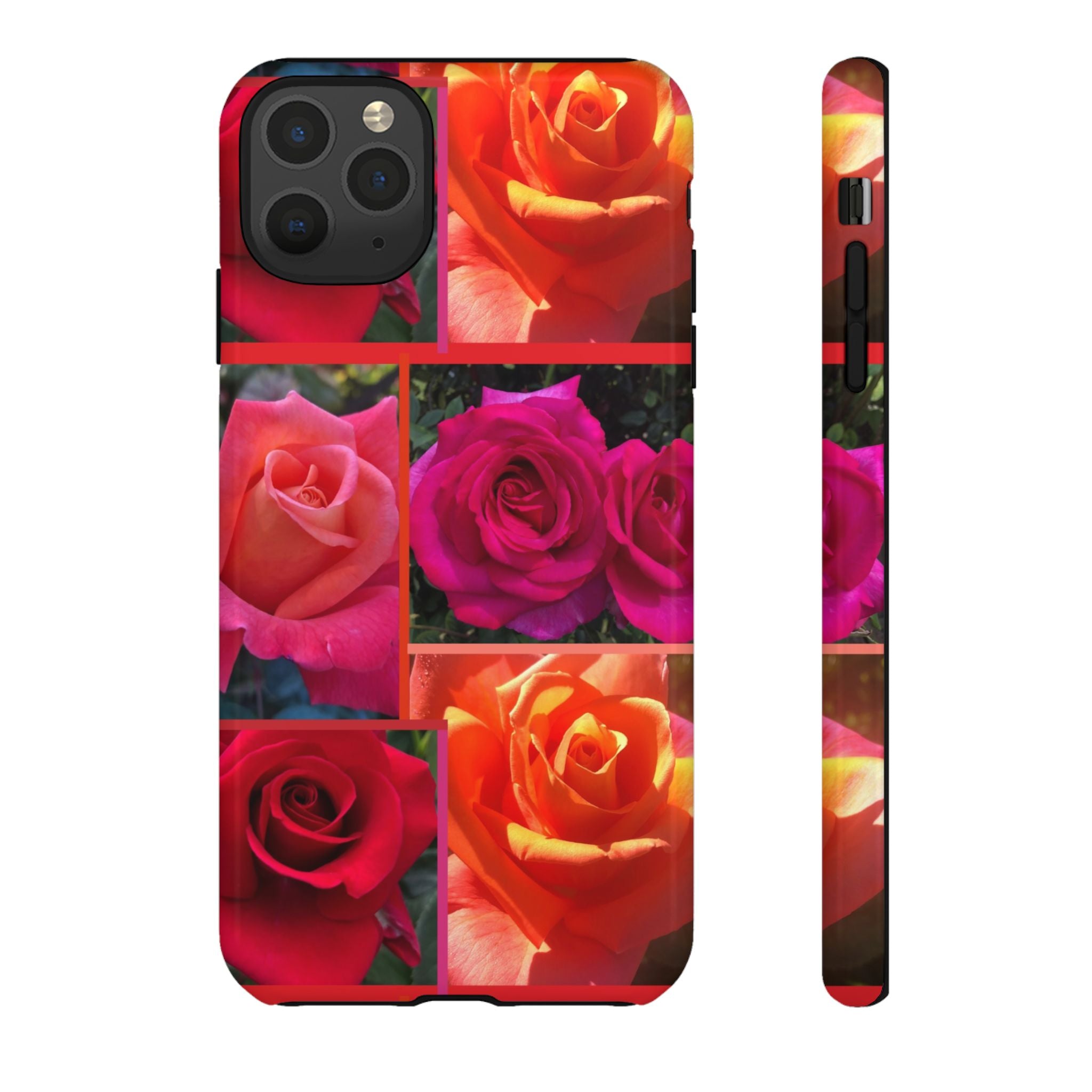 The Rose Vibrant Floral Phone Case - Tough Cases with Rose Design