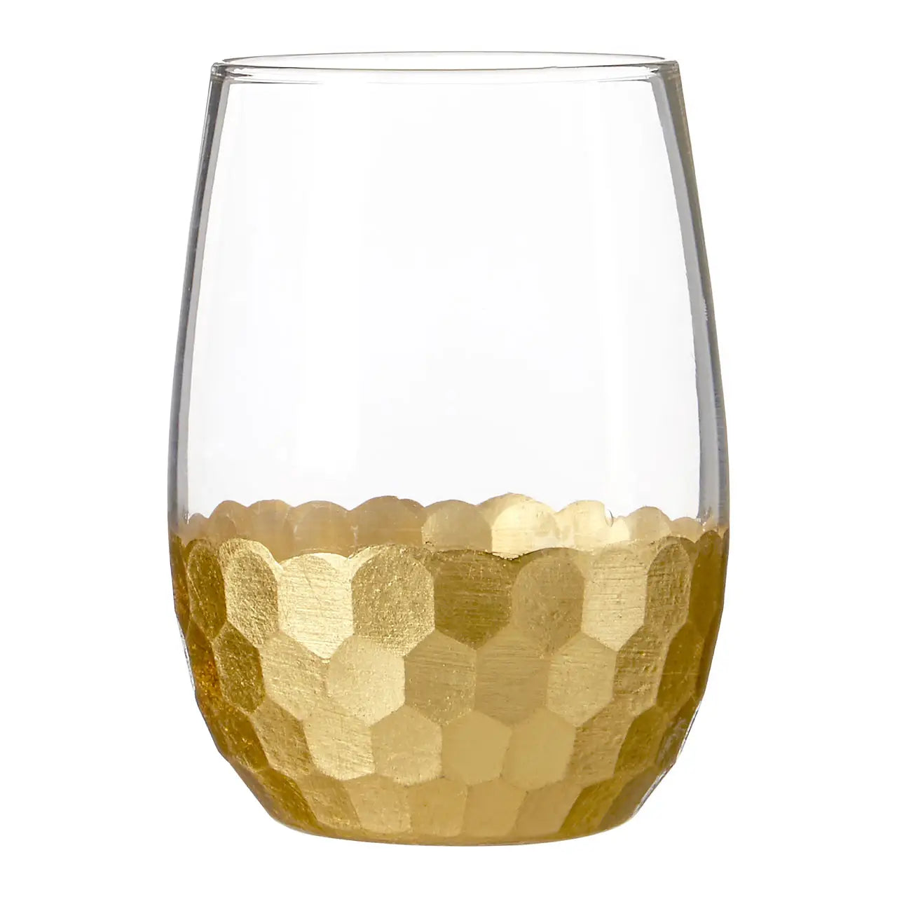 The Elegant HoneyComb Art Deco Gold Tumbler