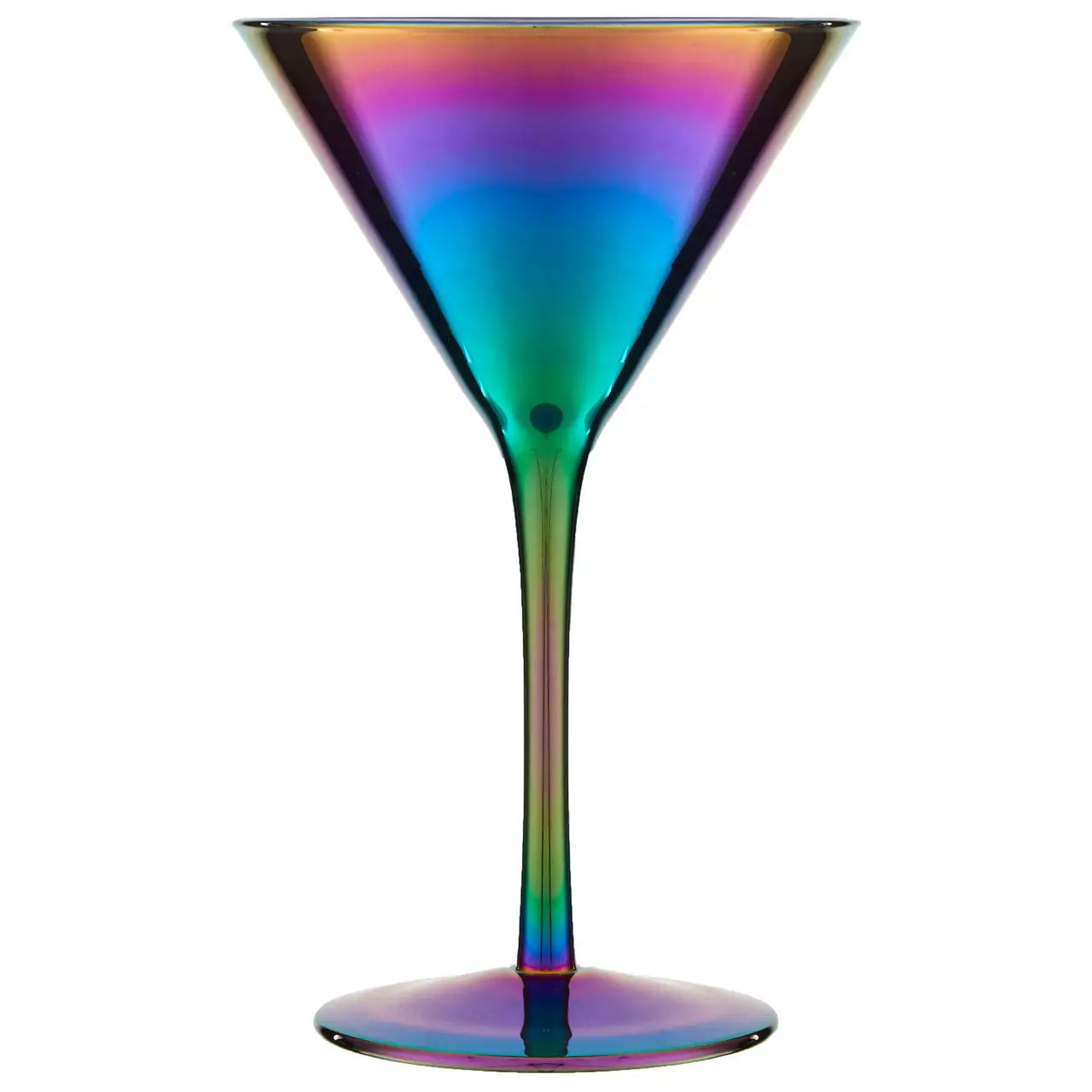 The Rainbow Cocktail Glass