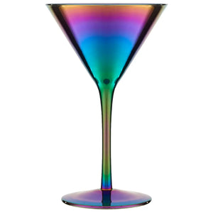 The Rainbow Cocktail Glass