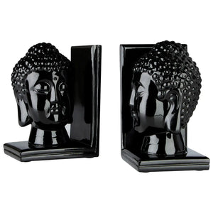 The Onyx Buddha Bookends