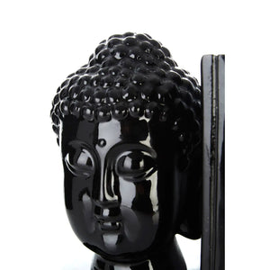 The Onyx Buddha Bookends