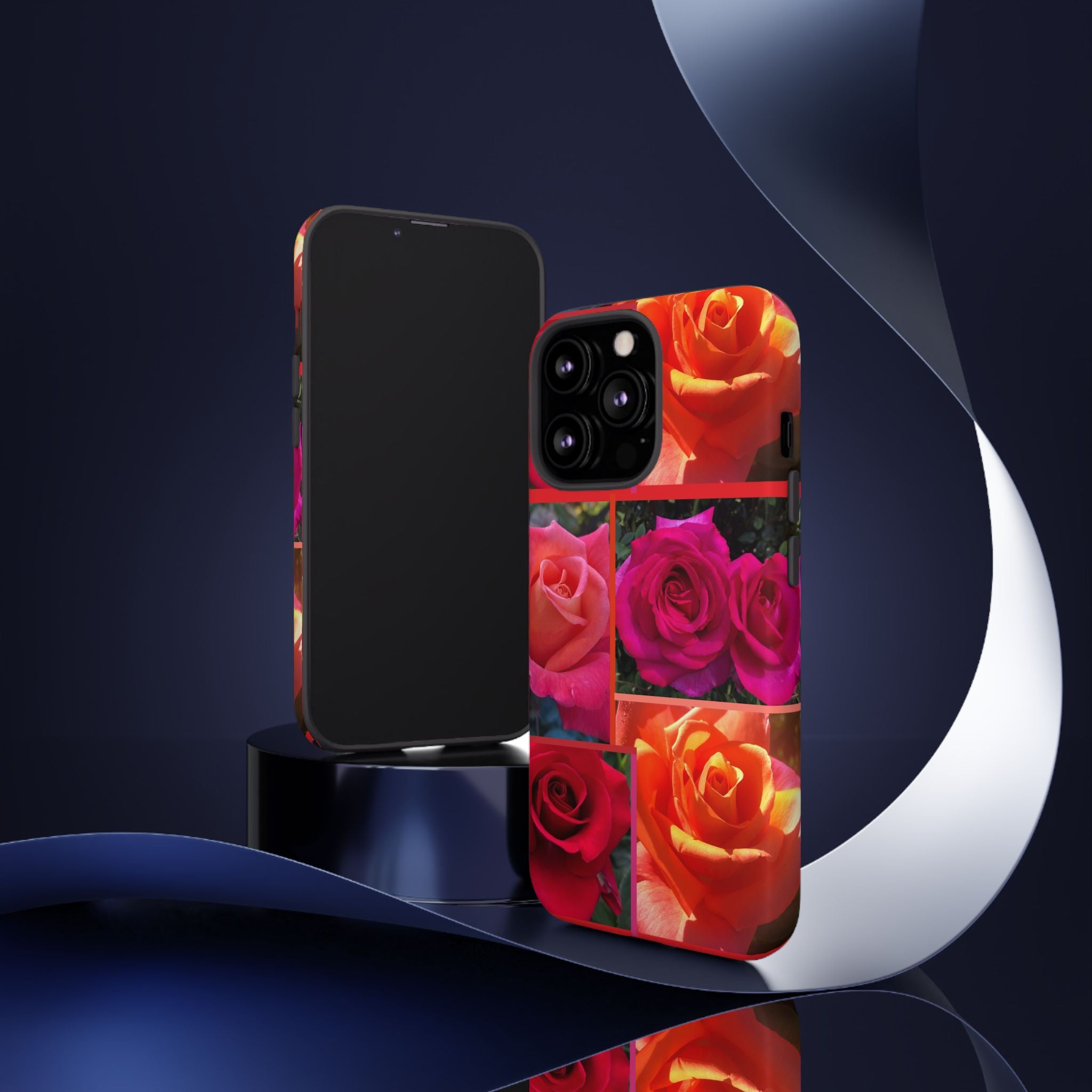 The Rose Vibrant Floral Phone Case - Tough Cases with Rose Design