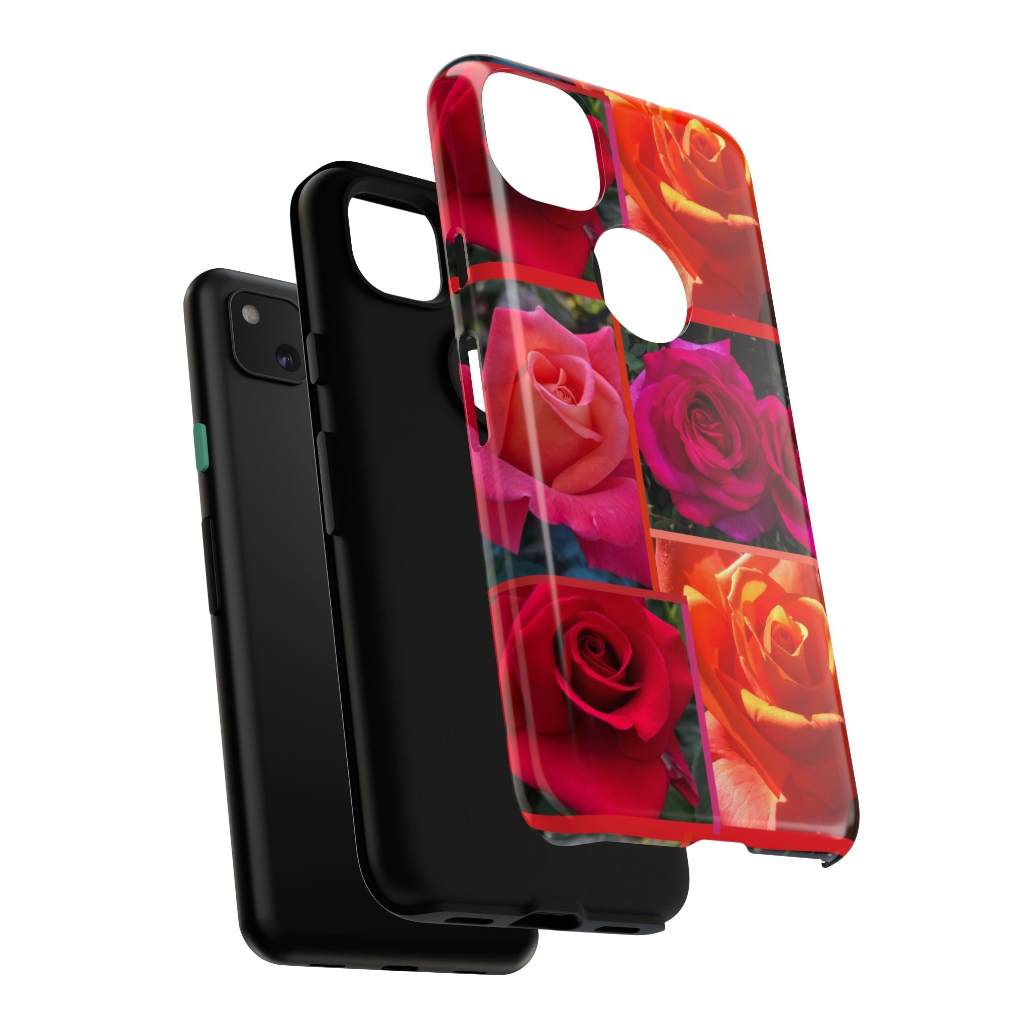 The Rose Vibrant Floral Phone Case - Tough Cases with Rose Design