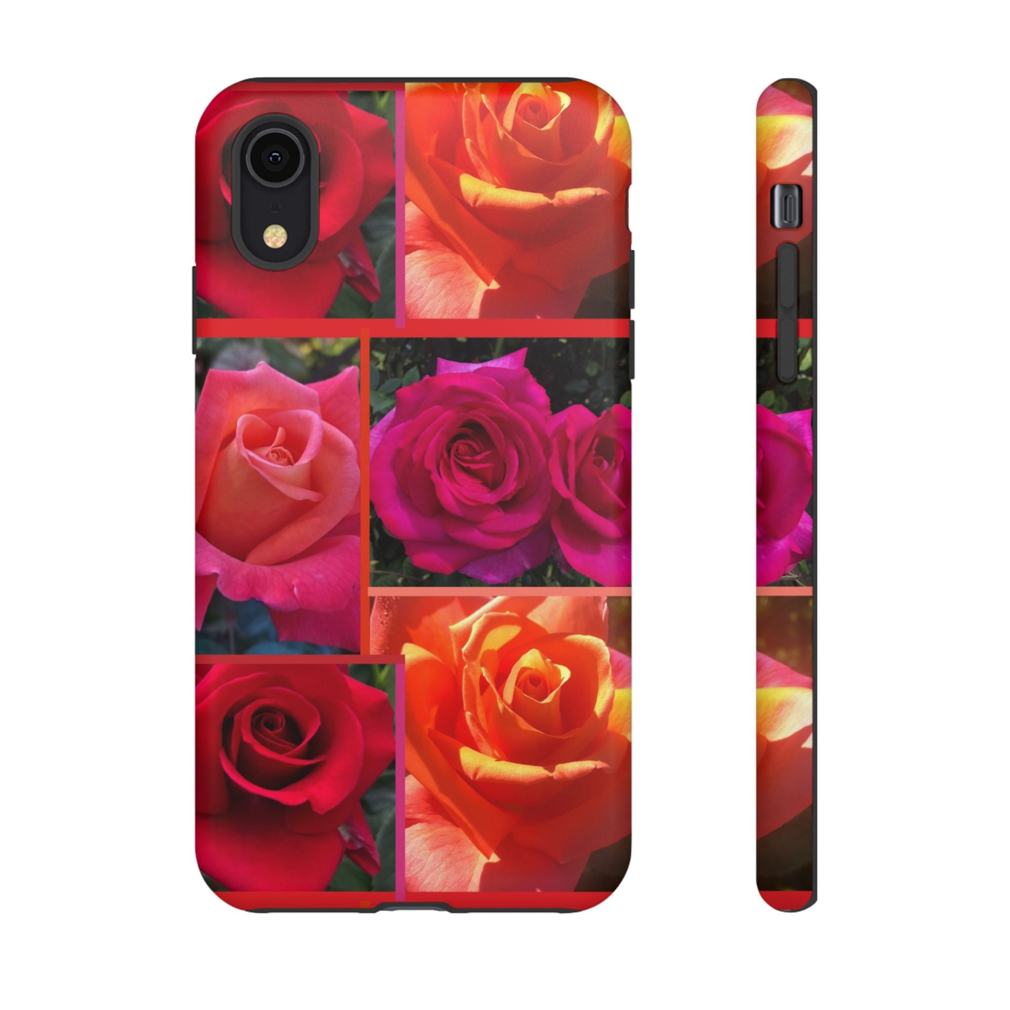 The Rose Vibrant Floral Phone Case - Tough Cases with Rose Design