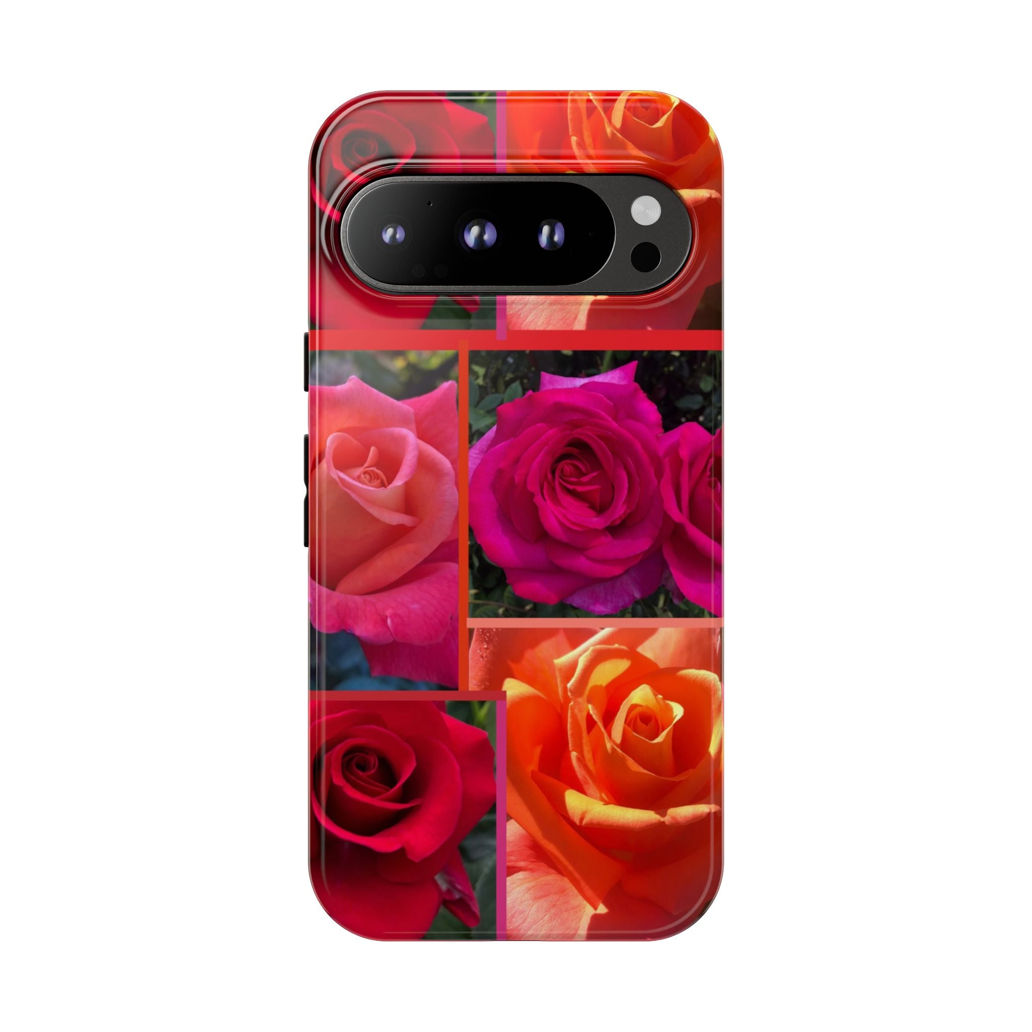 The Rose Vibrant Floral Phone Case - Tough Cases with Rose Design