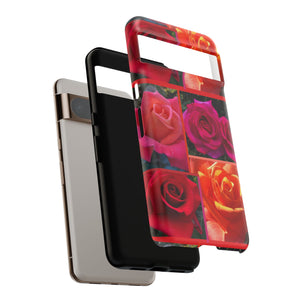 The Rose Vibrant Floral Phone Case - Tough Cases with Rose Design