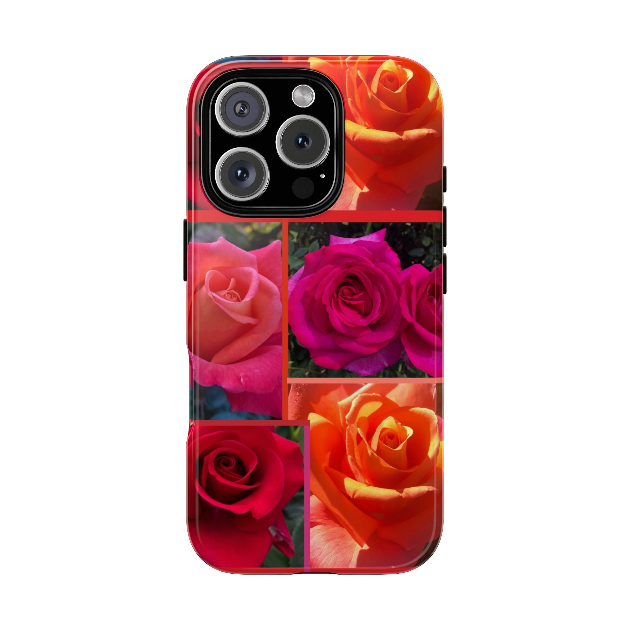 The Rose Vibrant Floral Phone Case - Tough Cases with Rose Design