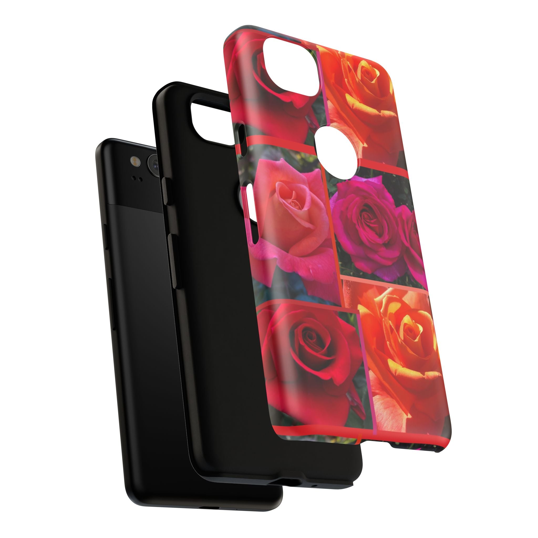 The Rose Vibrant Floral Phone Case - Tough Cases with Rose Design