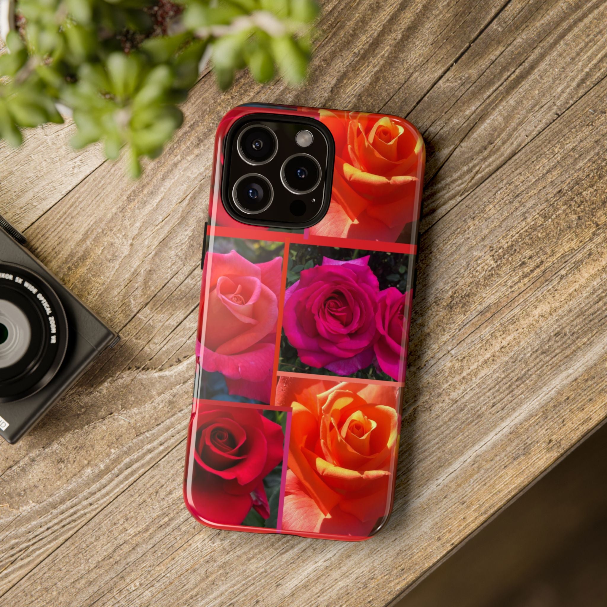 The Rose Vibrant Floral Phone Case - Tough Cases with Rose Design