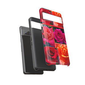 The Rose Vibrant Floral Phone Case - Tough Cases with Rose Design