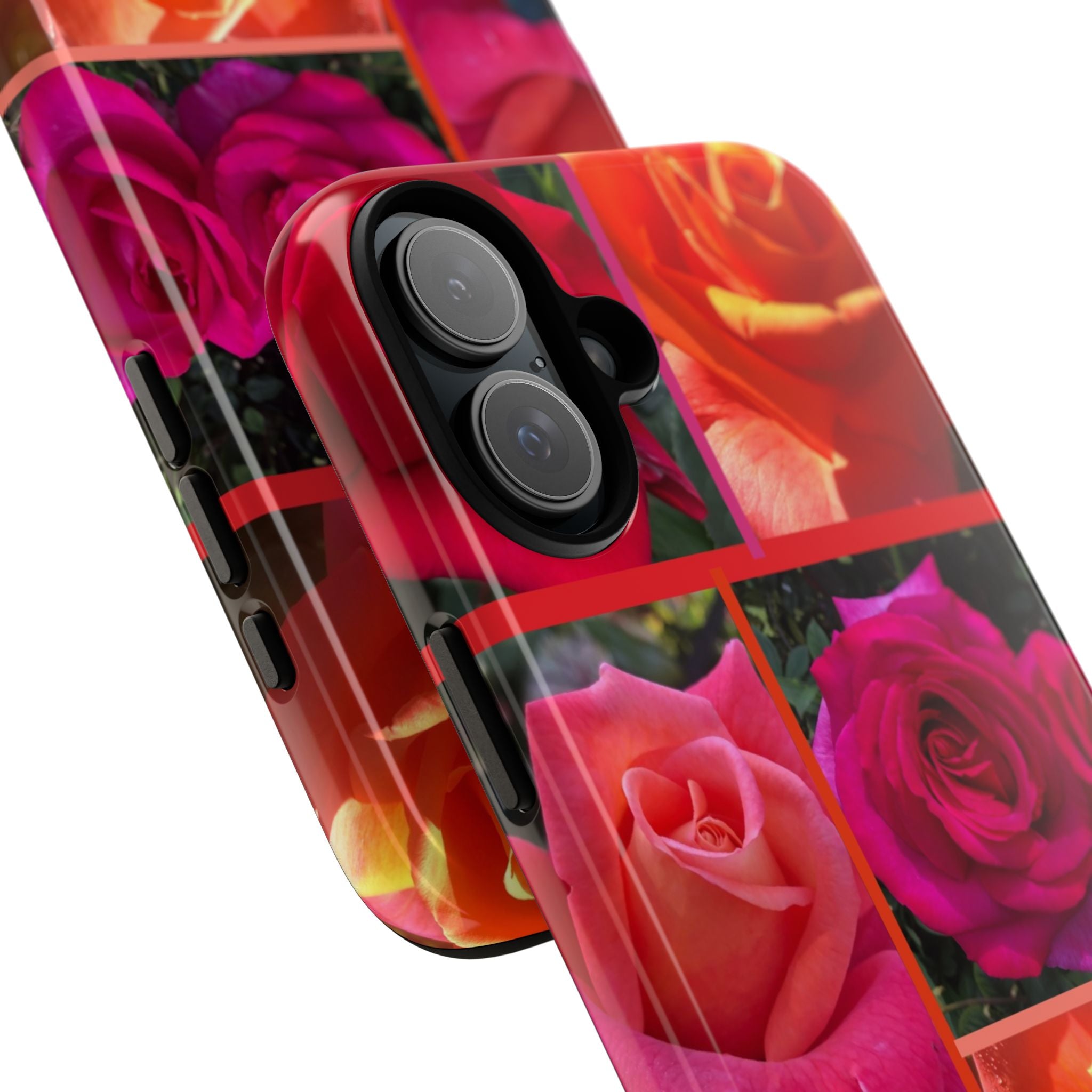 The Rose Vibrant Floral Phone Case - Tough Cases with Rose Design