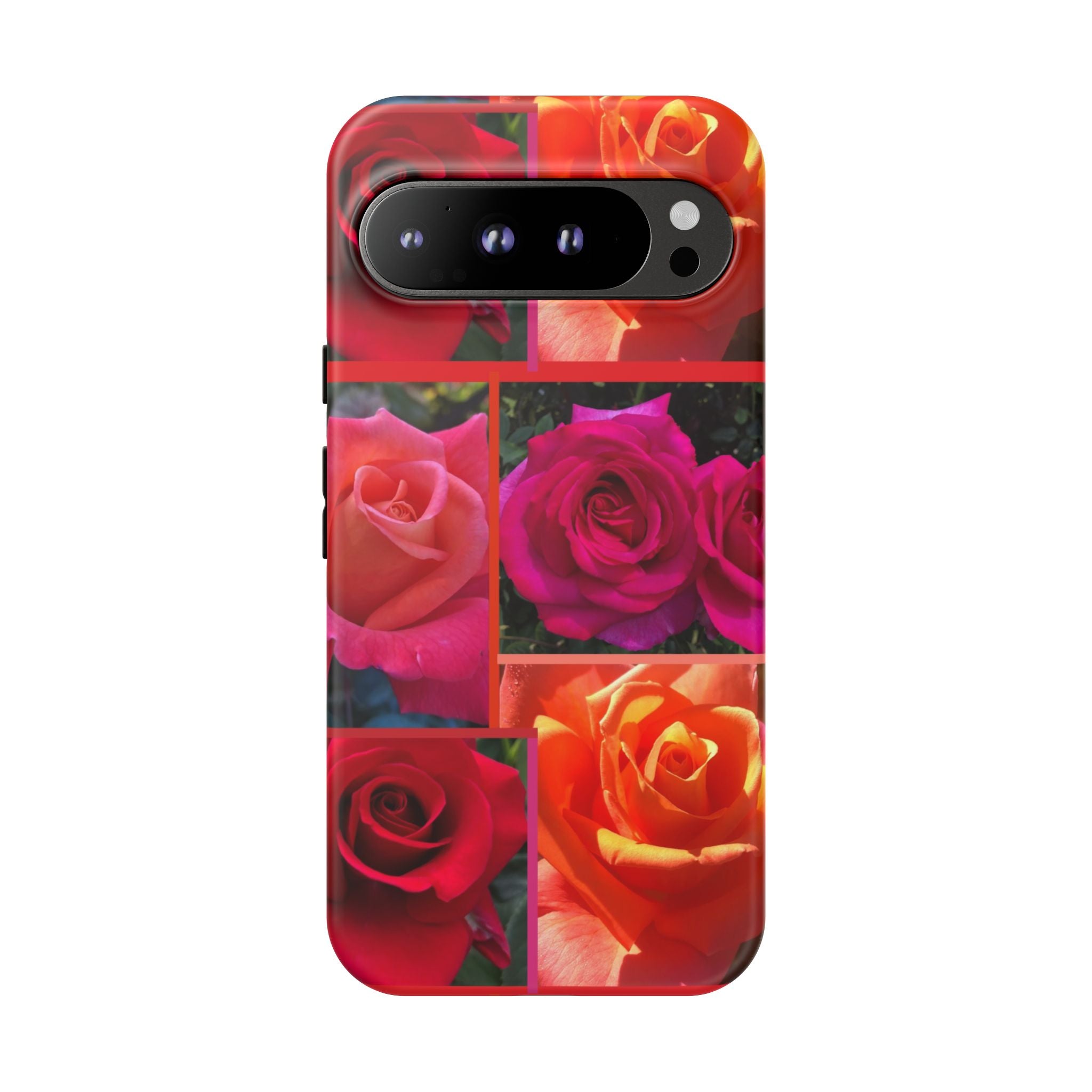 The Rose Vibrant Floral Phone Case - Tough Cases with Rose Design