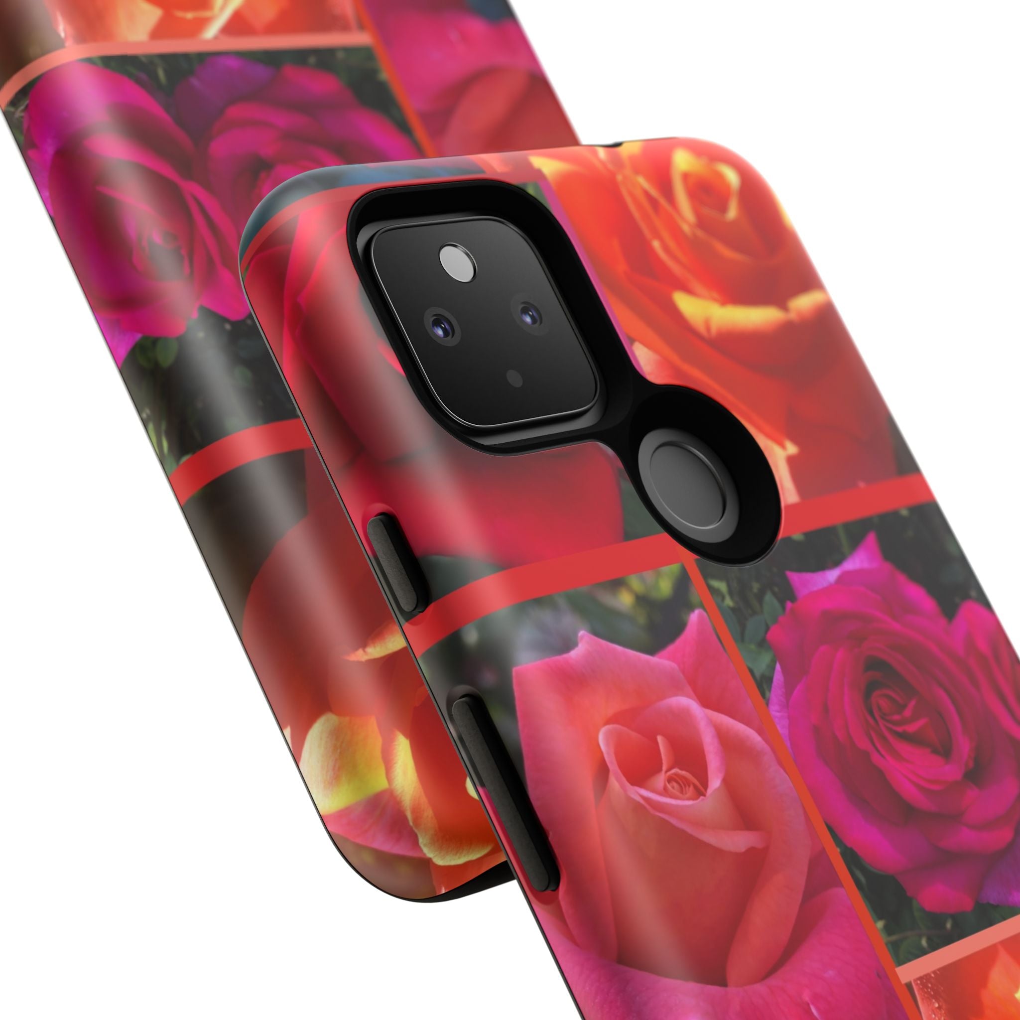 The Rose Vibrant Floral Phone Case - Tough Cases with Rose Design