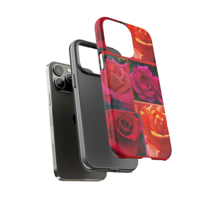 The Rose Vibrant Floral Phone Case - Tough Cases with Rose Design