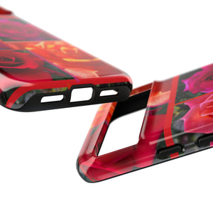 The Rose Vibrant Floral Phone Case - Tough Cases with Rose Design