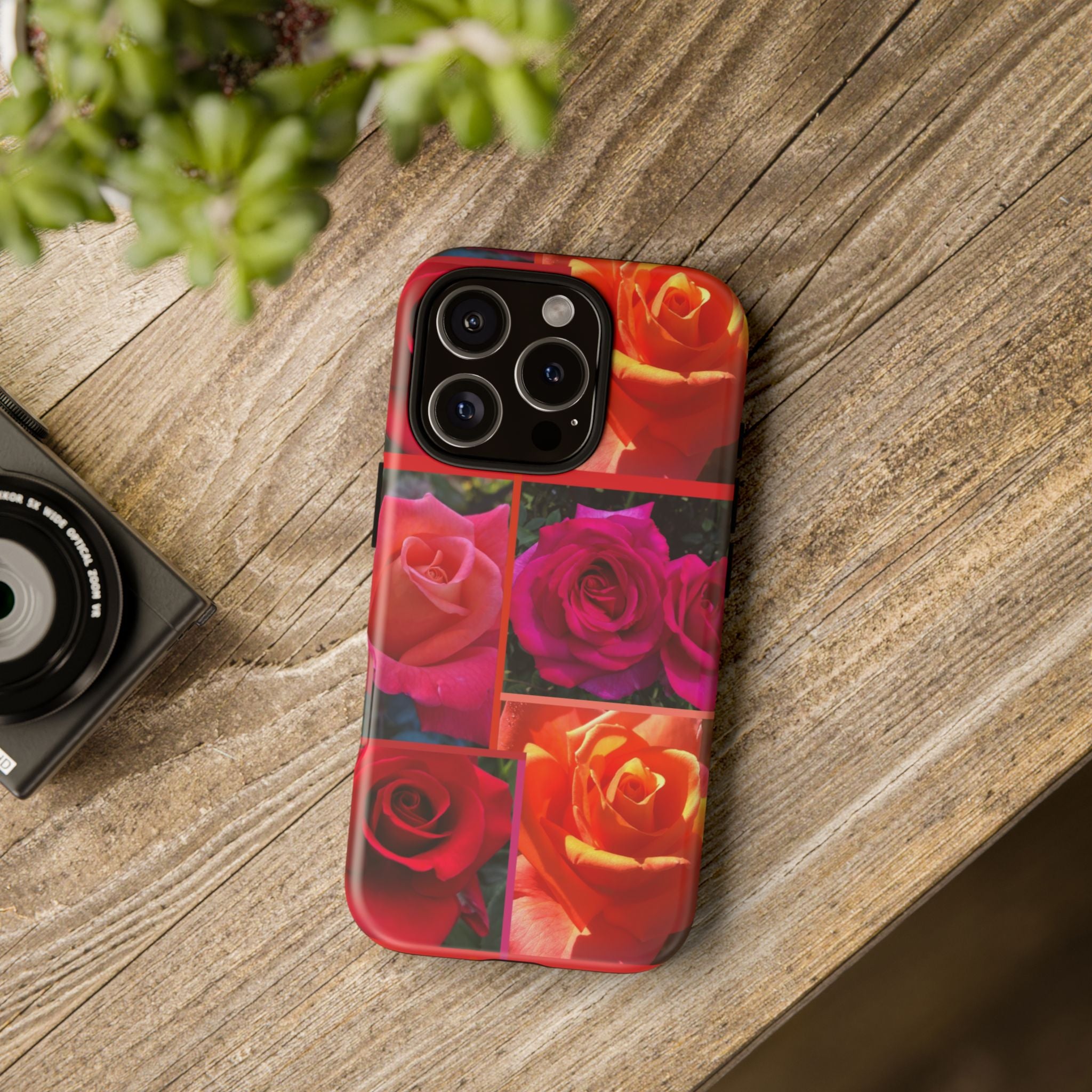 The Rose Vibrant Floral Phone Case - Tough Cases with Rose Design