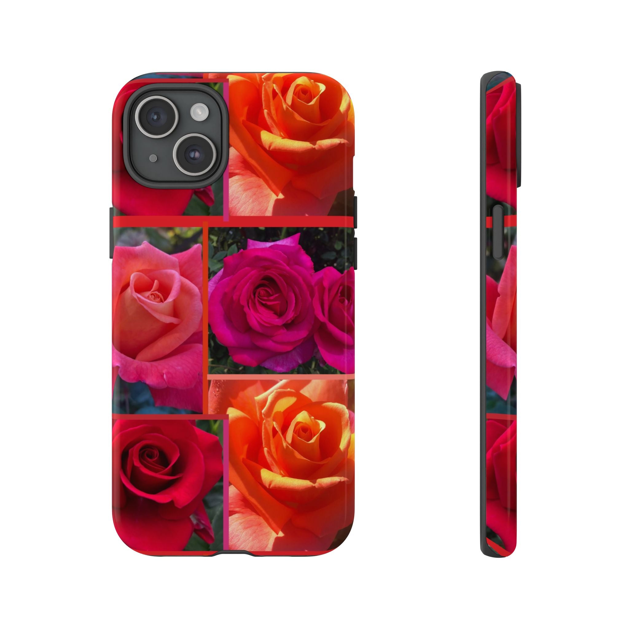 The Rose Vibrant Floral Phone Case - Tough Cases with Rose Design