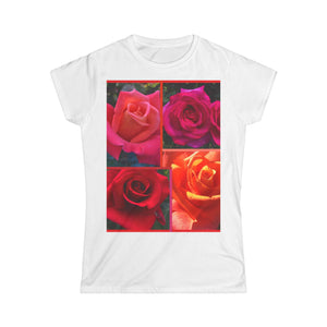 Floral Women's Softstyle Tee | Scarlett Rose Design