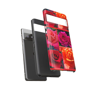 The Rose Vibrant Floral Phone Case - Tough Cases with Rose Design